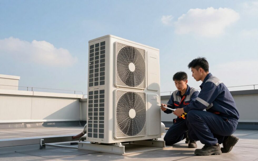 montaż klimatyzacji na dachu